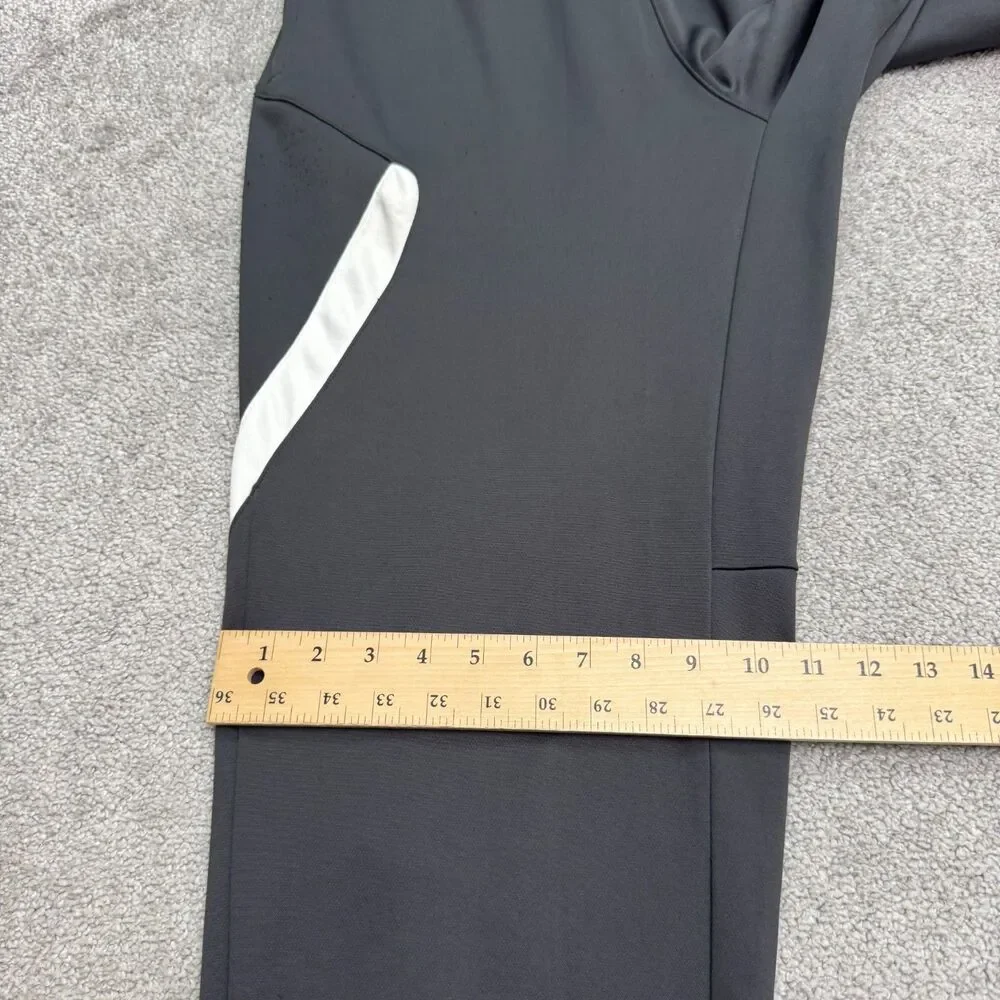 Nike Dri-Fit Squad 14 Sideline Training Track Pants Mens Medium Black Ankle Zip